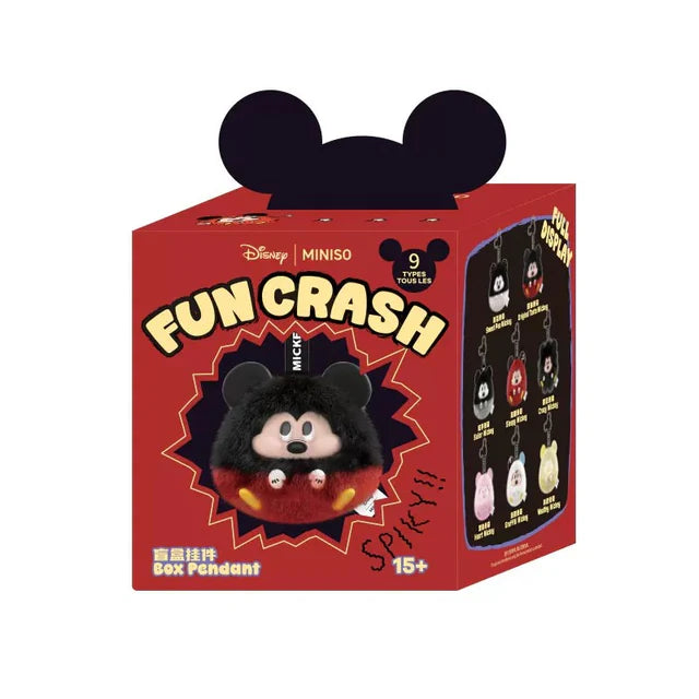 Miniso Mickey Fun Crash Plush Pendant Blind Box (Styles Vary)