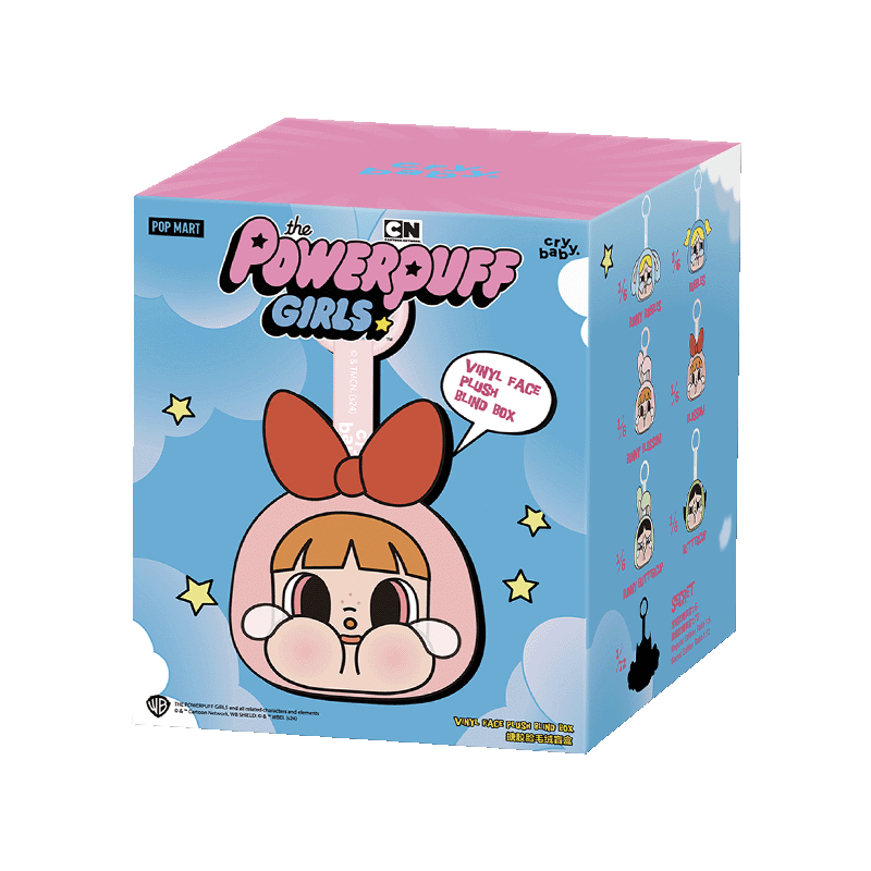 CRYBABY × Powerpuff Girls Series-Vinyl Face Plush Pendant