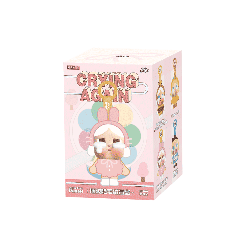 CRYBABY Crying Again Series-Vinyl Face Plush Blind Box (Styles Vary)
