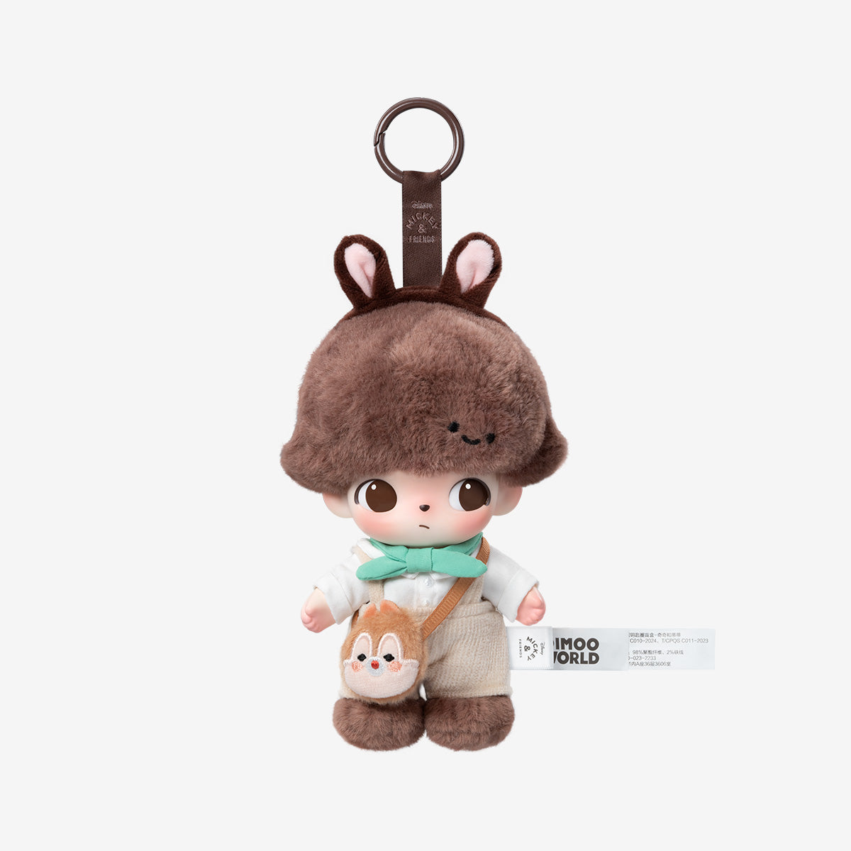 DIMOO WORLD DISNEY Series-Vinyl Plush Keychain Blind Box (Styles Vary