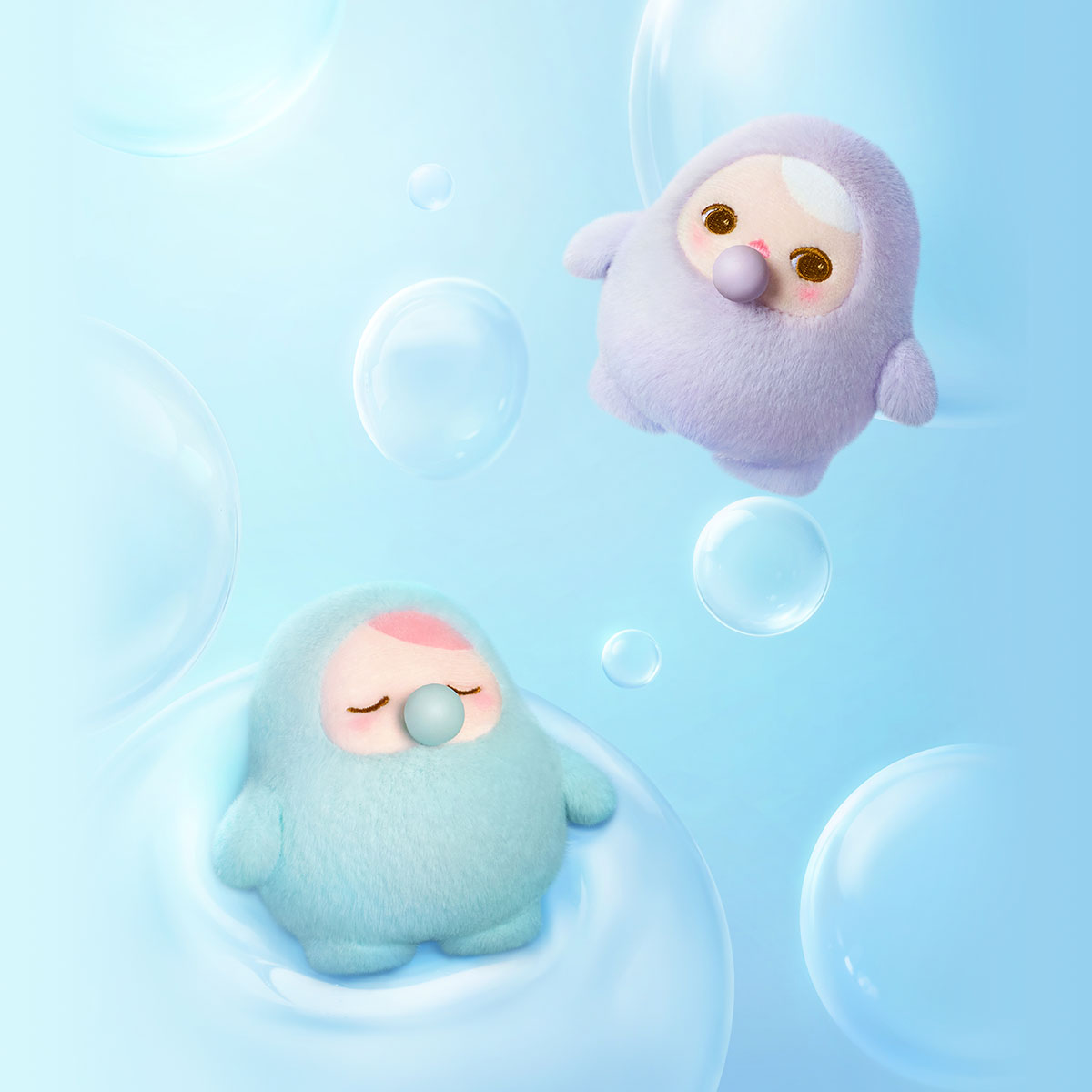 PUCKY BEANIE BUBBLE UP SERIES-Plush Pendant