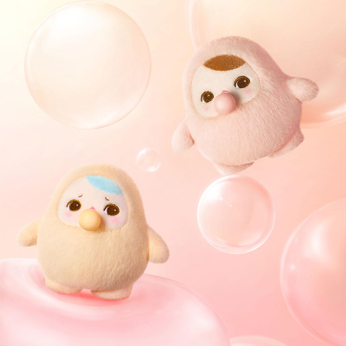 PUCKY BEANIE BUBBLE UP SERIES-Plush Pendant