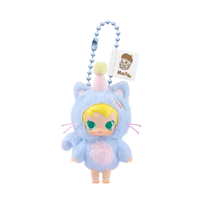 Baby Molly Pocket Friends Series-Vinyl Plush Pendant Blind Box (Styles Vary)