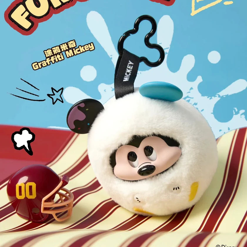 Miniso Mickey Fun Crash Plush Pendant Blind Box (Styles Vary)