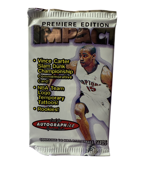 1999-00 Fleer SkyBox Impact Premiere NBA Basketball - Factory Sealed - 1 Random Pack