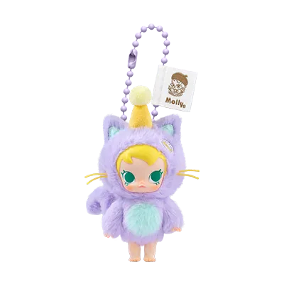 Baby Molly Pocket Friends Series-Vinyl Plush Pendant Blind Box (Styles Vary)