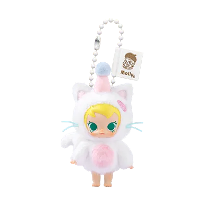 Baby Molly Pocket Friends Series-Vinyl Plush Pendant Blind Box (Styles Vary)