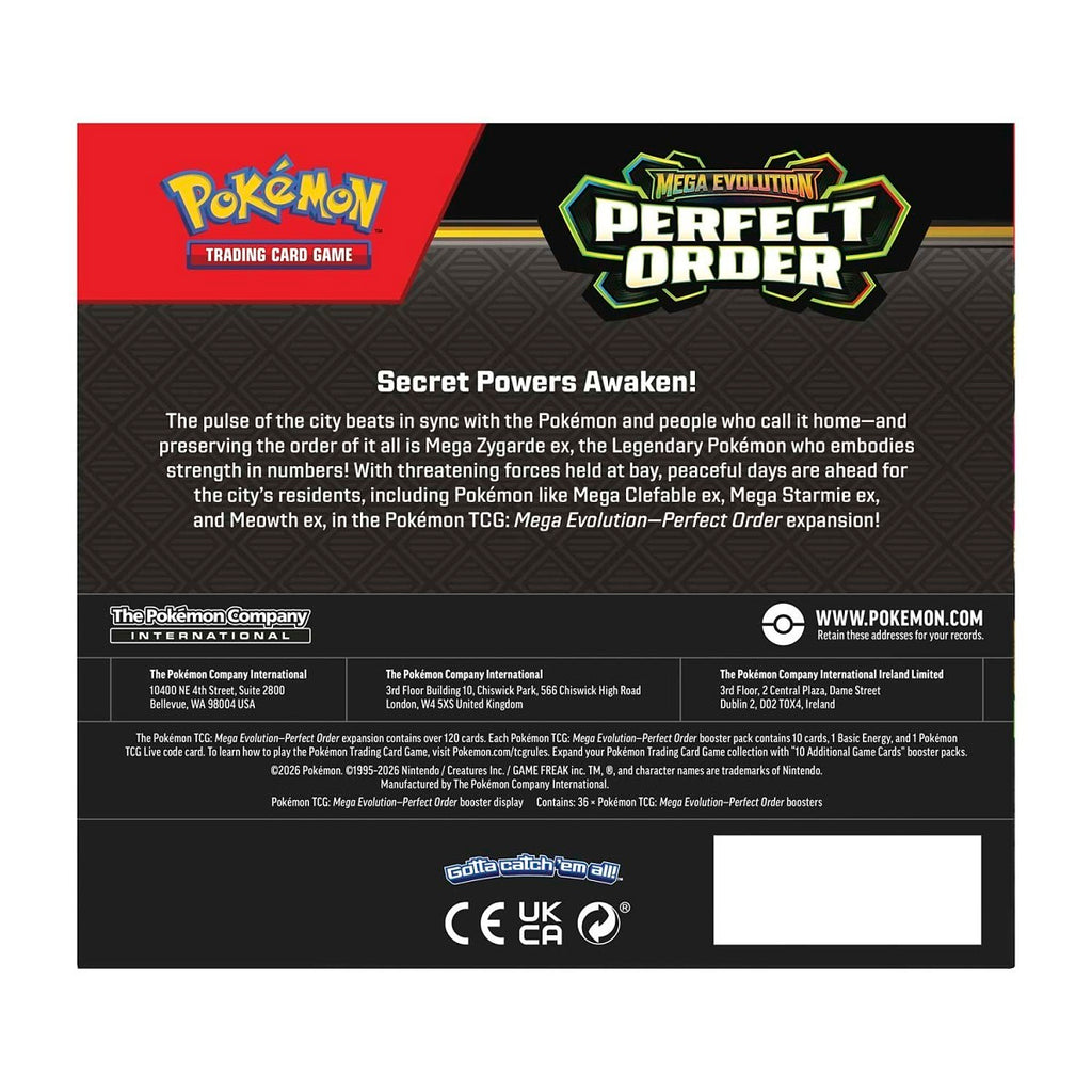 Pokémon TCG: Perfect Order Booster Display Box