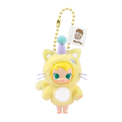 Baby Molly Pocket Friends Series-Vinyl Plush Pendant Blind Box (Styles Vary)
