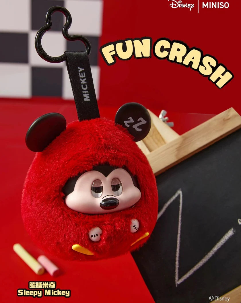 Miniso Mickey Fun Crash Plush Pendant Blind Box (Styles Vary)