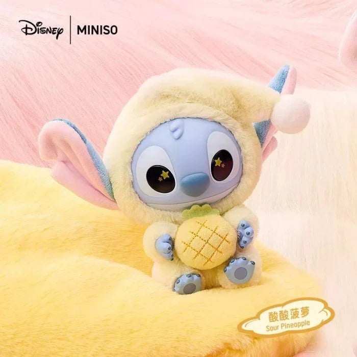 Disney Stitch Eat Something Before Sleep Plush Keychain Blind Box (Styles Vary)